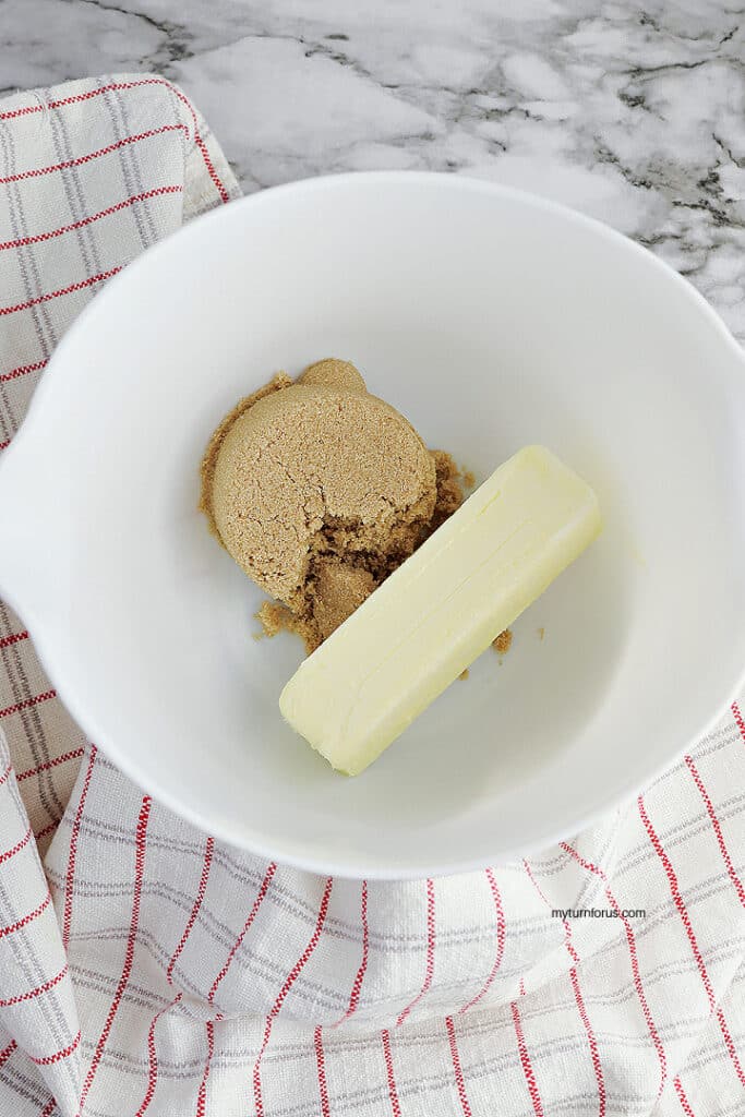 brown sugar and butter for cookies